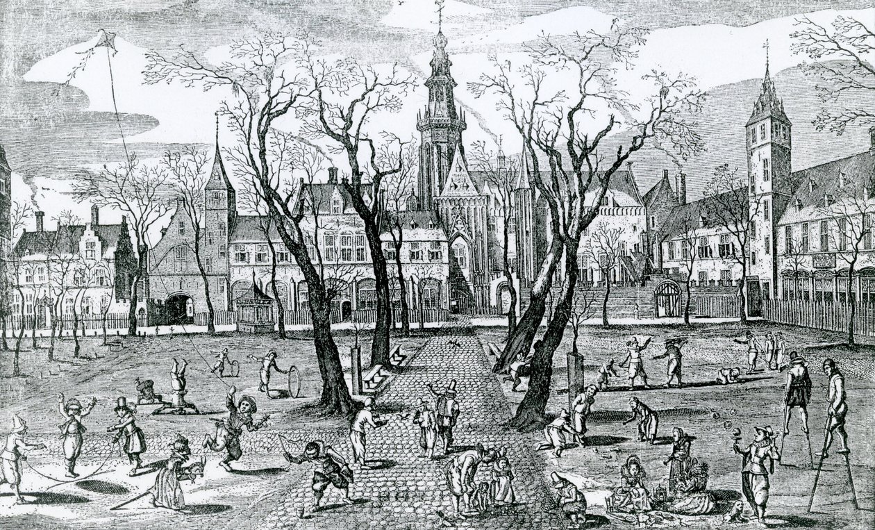 Dětské hry, 1618 od Adriaen Pietersz van de Venne