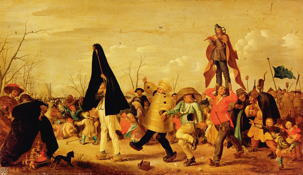 Karneval od Adriaen Pietersz van de Venne