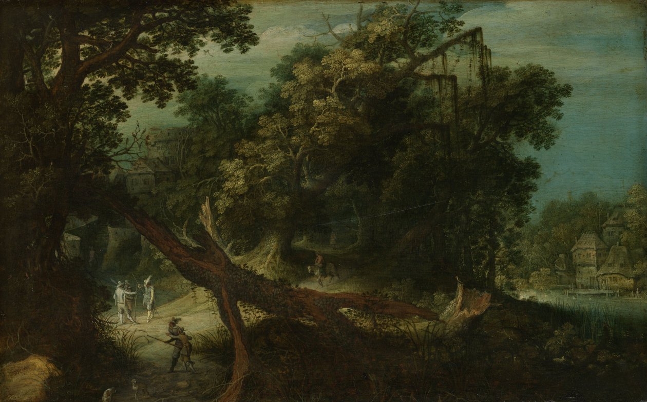 Horská krajina od Adriaen van Stalbemt