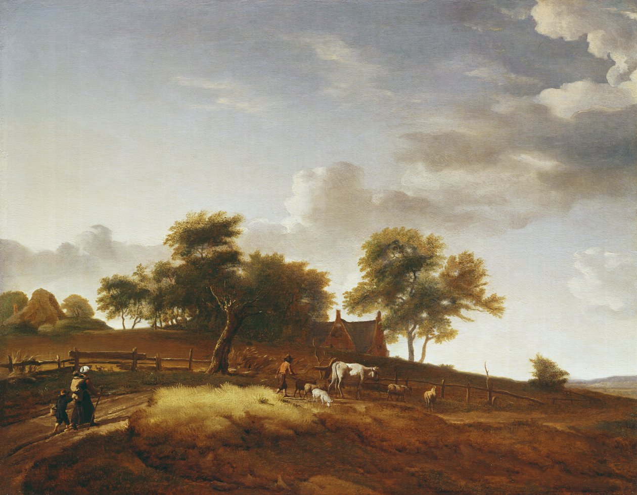 A Landscape  od Adriaen van de Velde