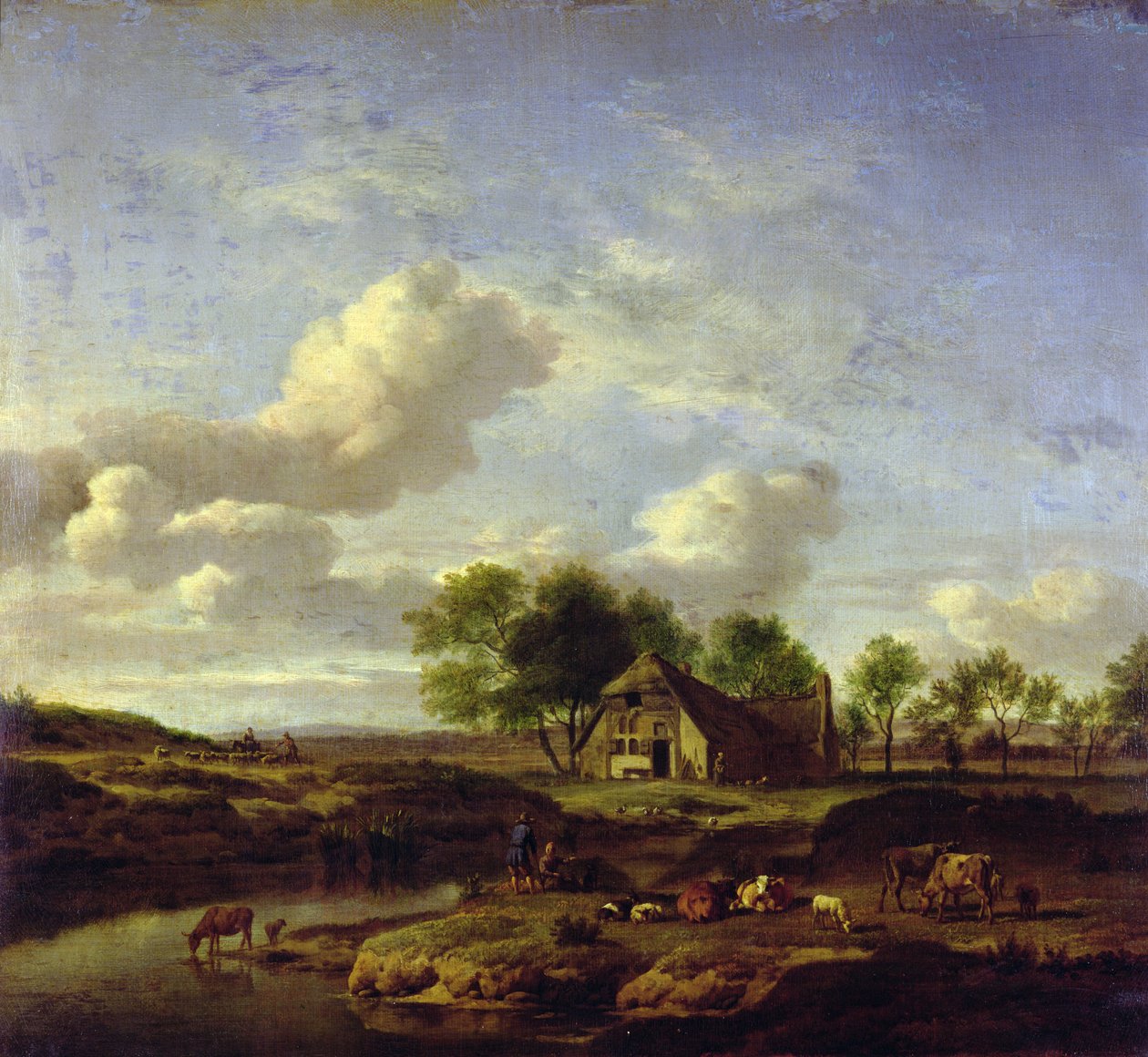 Malá farma, 1661 od Adriaen van de Velde