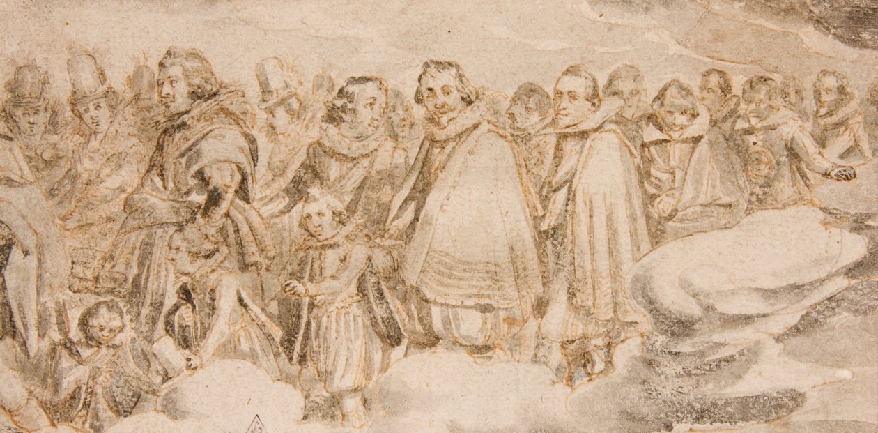 Frederick V. Přílet do Čech od Adriaen van de Venne