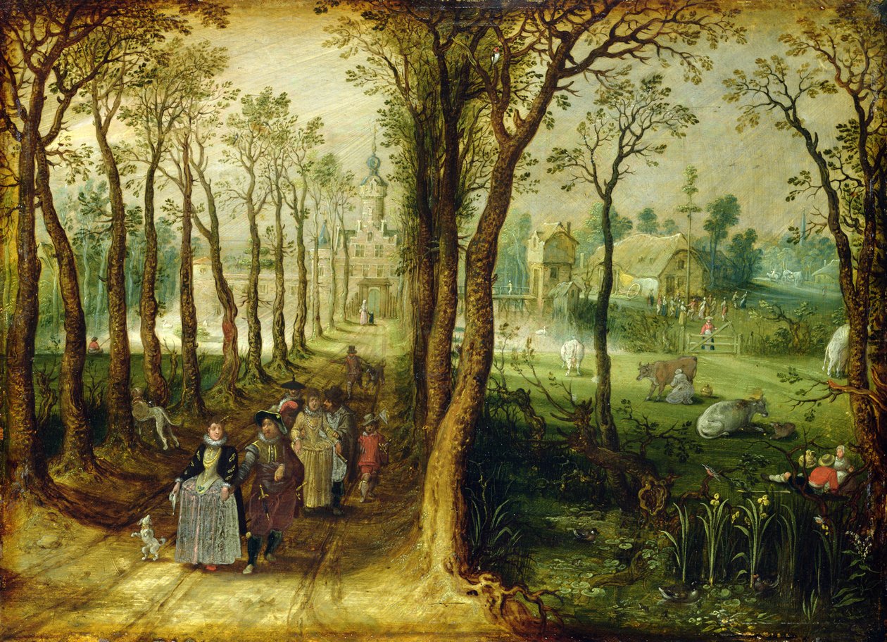 Zámek v bažinách od Adriaen van de Venne