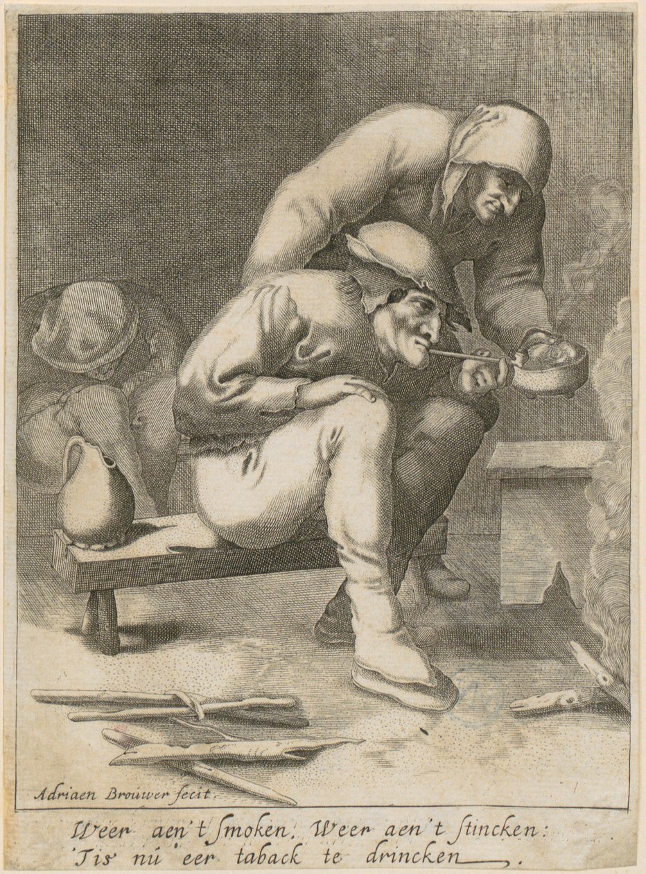 kuřák dýmky od Adriaen Brouwer