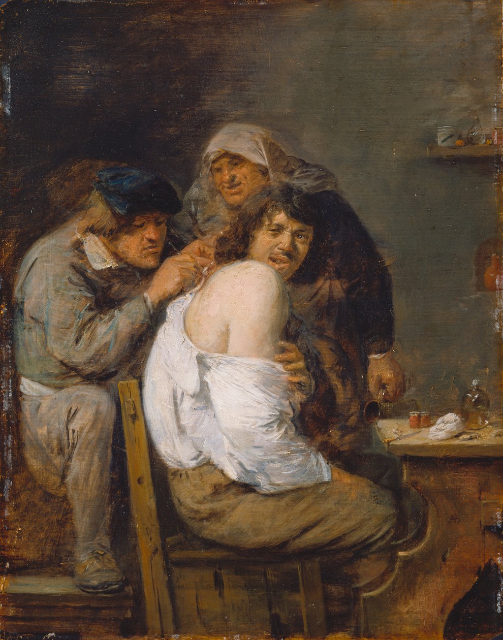 Operace zad od Adriaen Brouwer