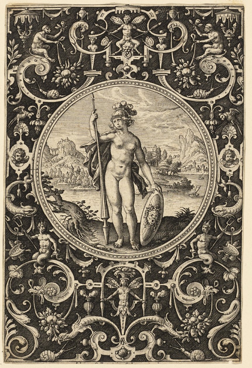 Minerva od Adriaen Collaert