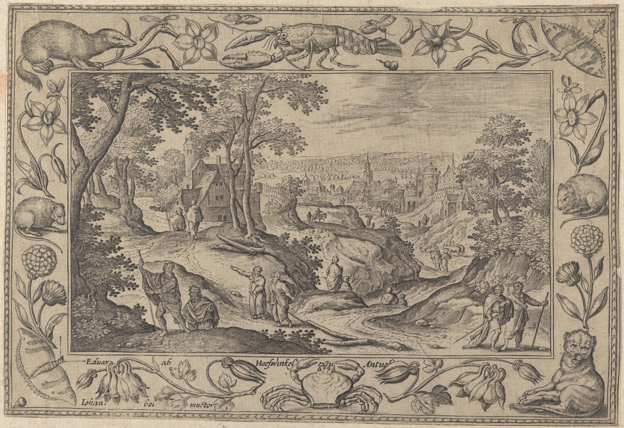 Vyslání apoštolů, ca. 1584. od Adriaen Collaert