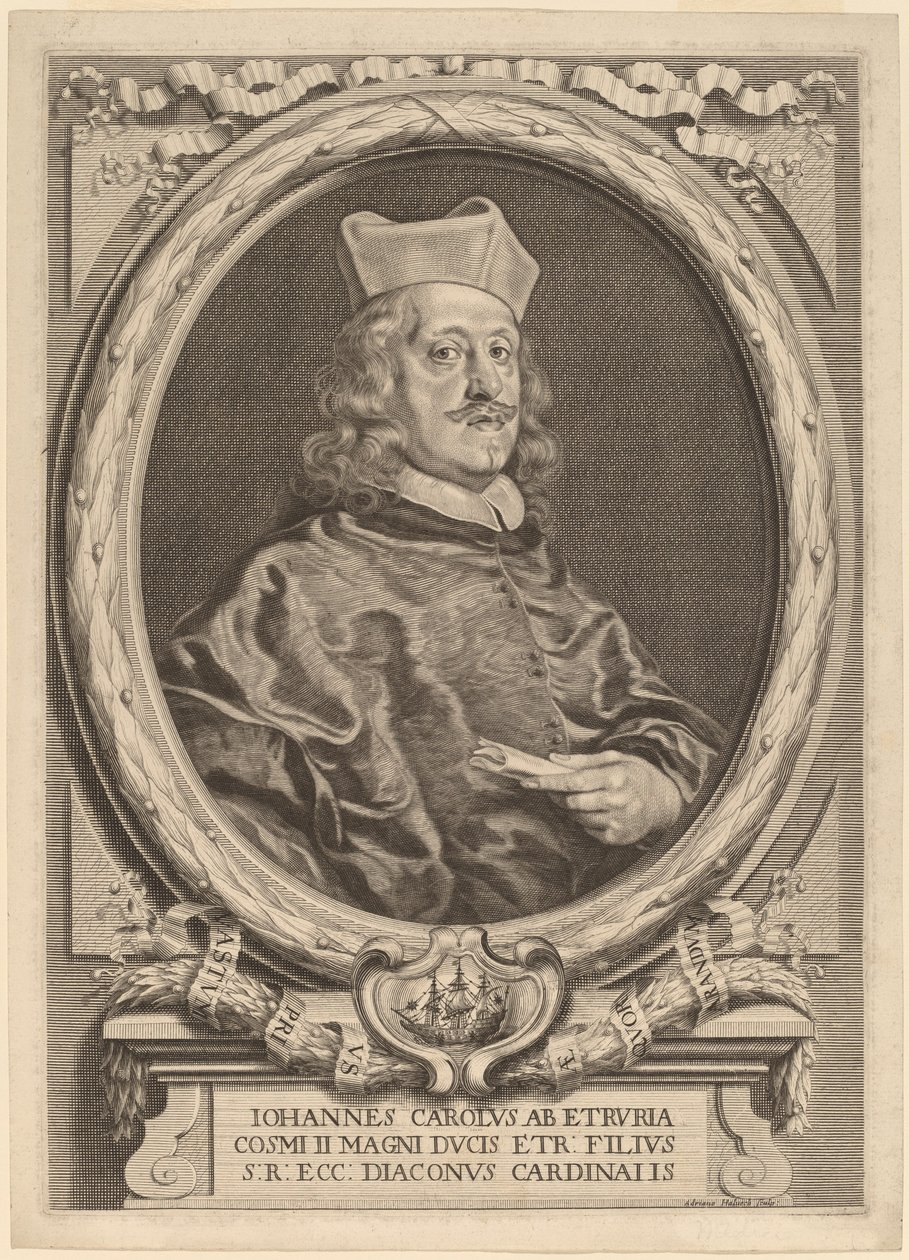 Kardinál Giovanni Carlo dei Medici od Adriaen Haelwegh