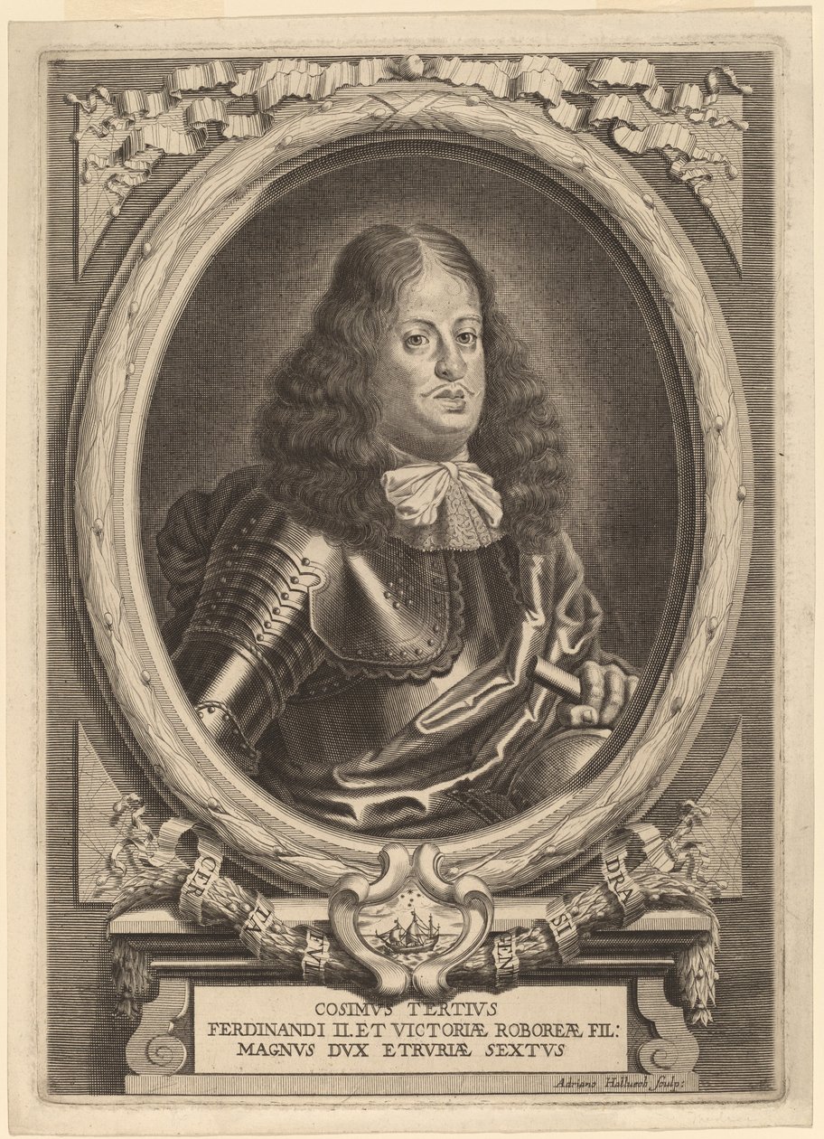 Cosimo III, velkovévoda z Toskánska od Adriaen Haelwegh