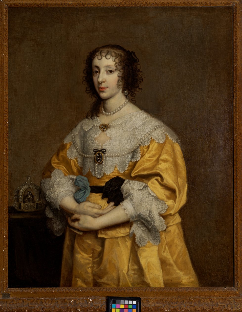 Henrietta Maria, královna Karla I. (1609-1680) od Adriaen Hanneman