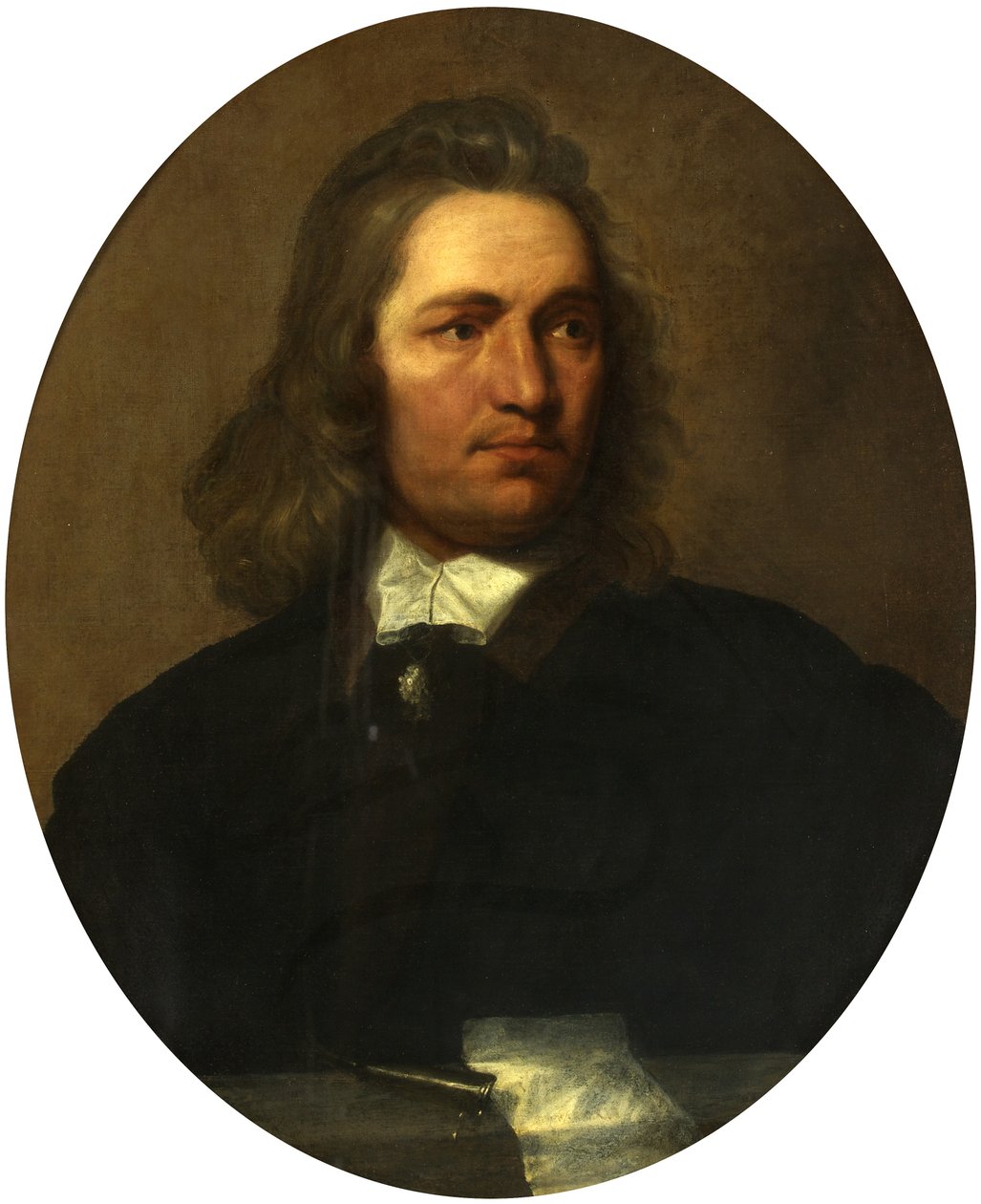 Portrét muže (olej na plátně) od Adriaen Hanneman