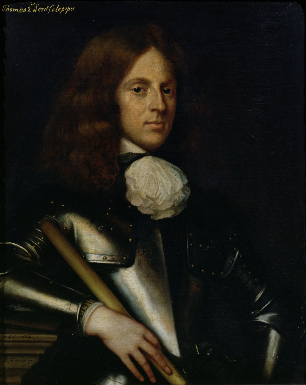 Thomas (1635-1689) druhý lord Culpeper od Adriaen Hanneman