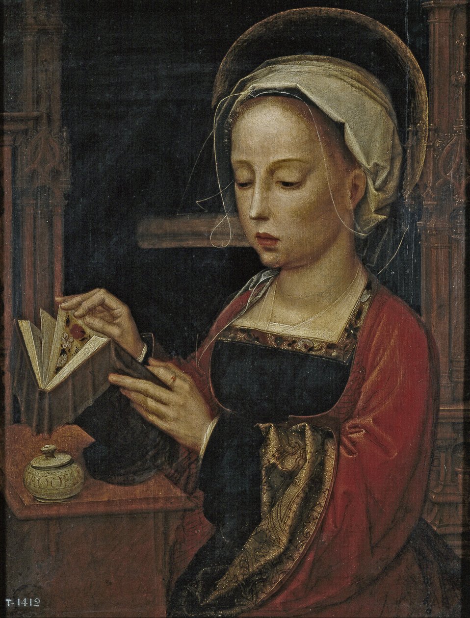 Marie Magdalena čtení od Adriaen Isenbrandt or Isenbrant