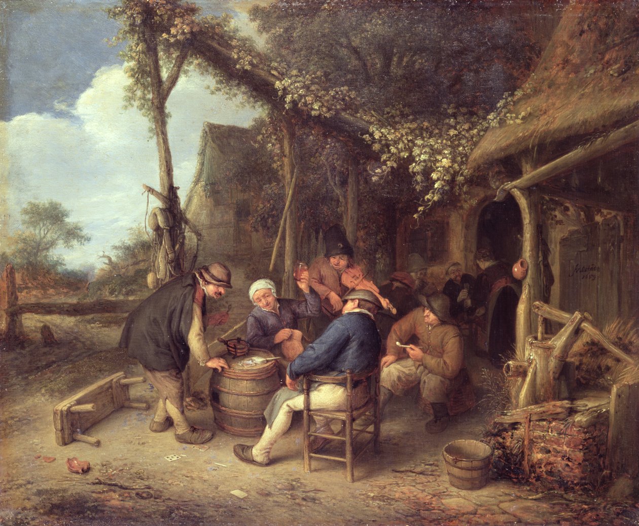 Po práci na venkově, 1659 od Adriaen Jansz. van Ostade