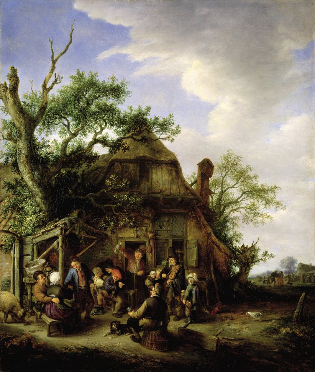 Šťastní rolníci, 1648 od Adriaen Jansz. van Ostade
