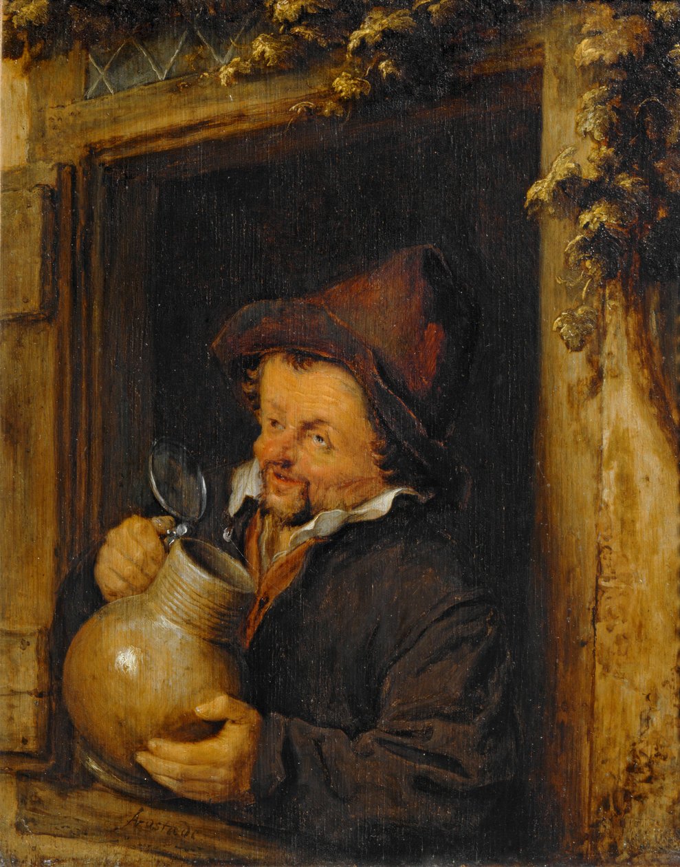 Piják ve výloze ... od Adriaen Jansz. van Ostade