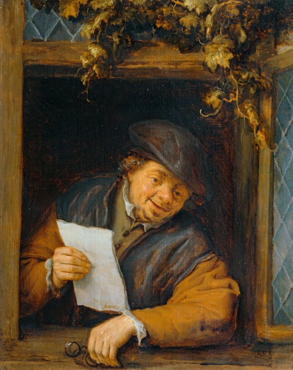Čtenář v okně ... od Adriaen Jansz. van Ostade
