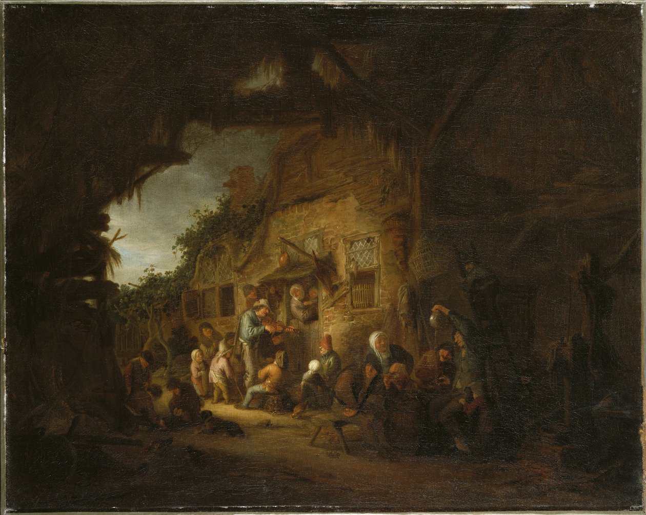 Starý houslista, 1641 od Adriaen Jansz. van Ostade