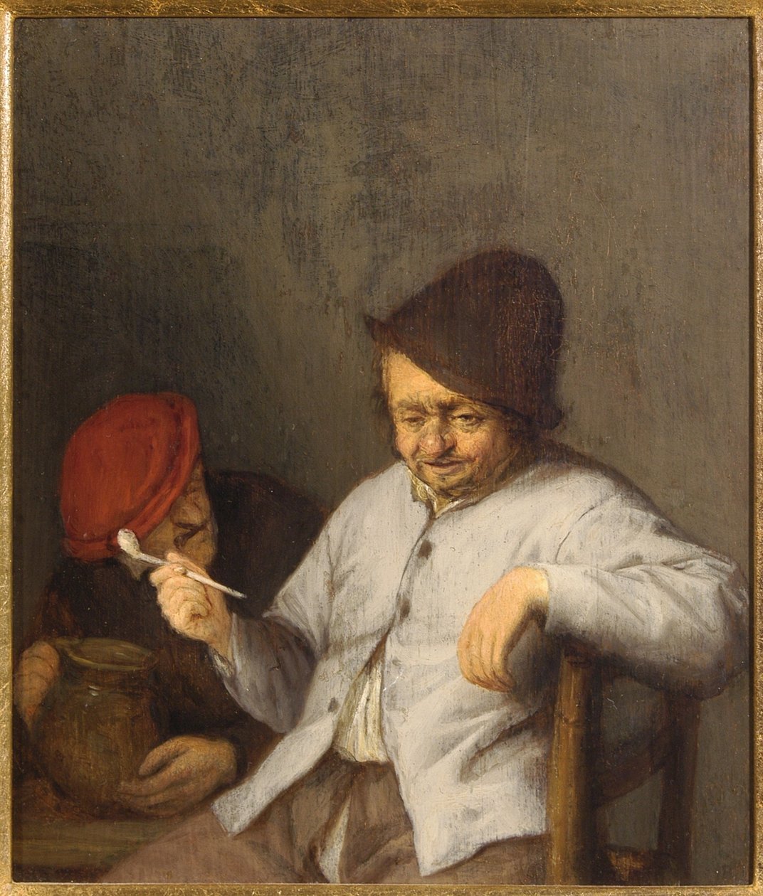 Kuřák a piják, kolem roku 1650 od Adriaen Jansz. van Ostade