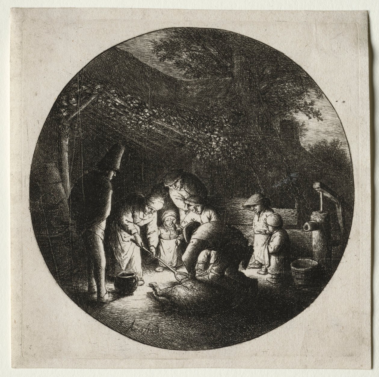 Zabijáci. od Adriaen Jansz. van Ostade