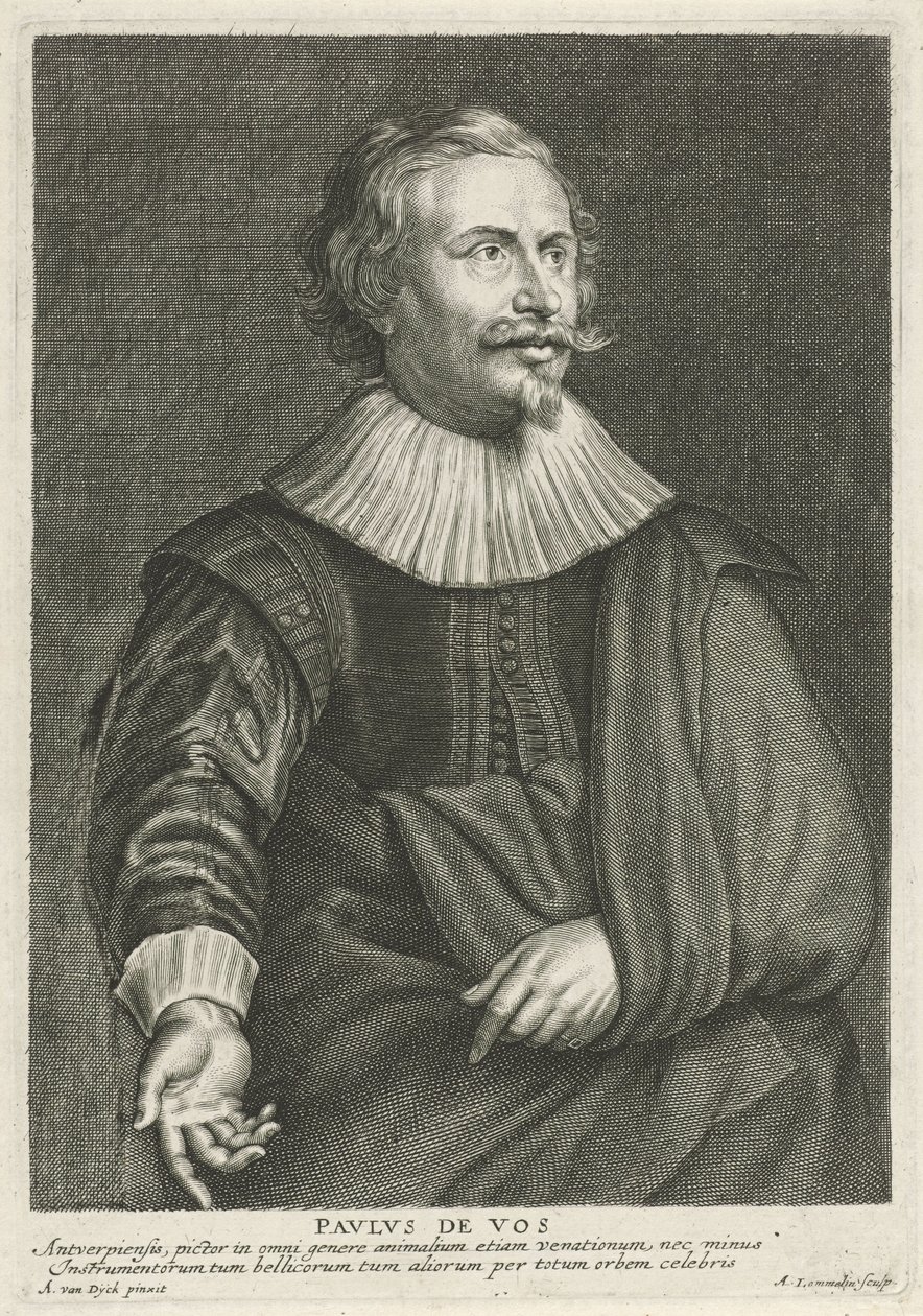 Portrét van Paul de Vos od Adriaen Lommelin