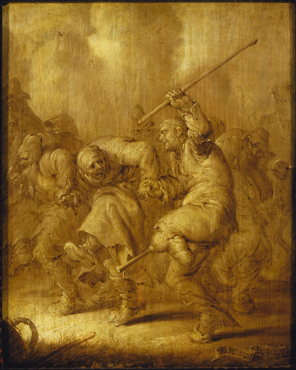 Všechny křivé kusy Tančících žebráků, 1633. od Adriaen Pietersz. van de Venne
