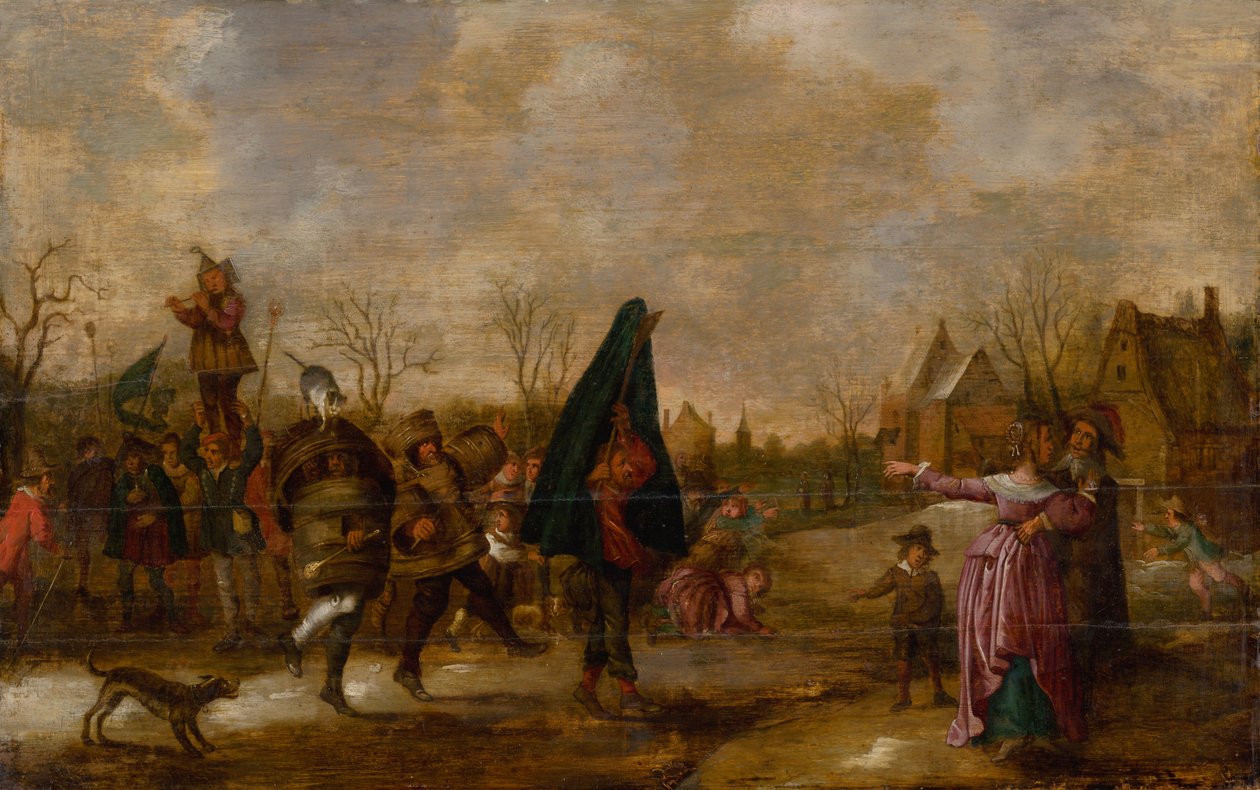 Karnevalový průvod , c. 1660. od Adriaen Pietersz van de Venne