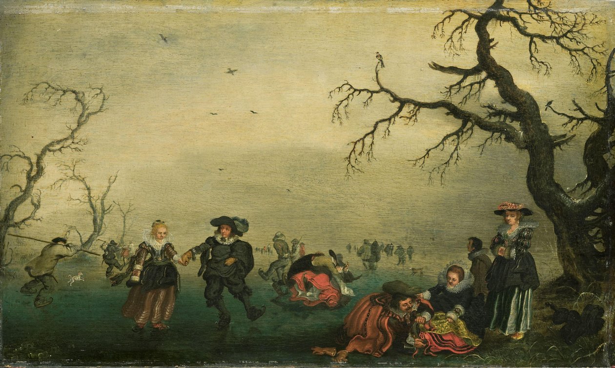 Bruslaři od Adriaen Pietersz van de Venne