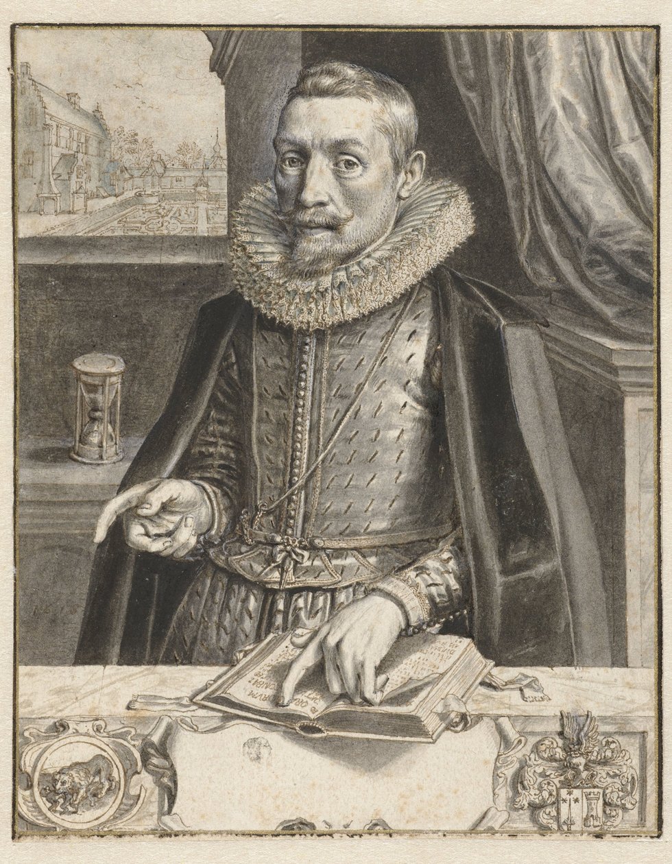 Portrét Jacoba Catse od Adriaen Pietersz van de Venne