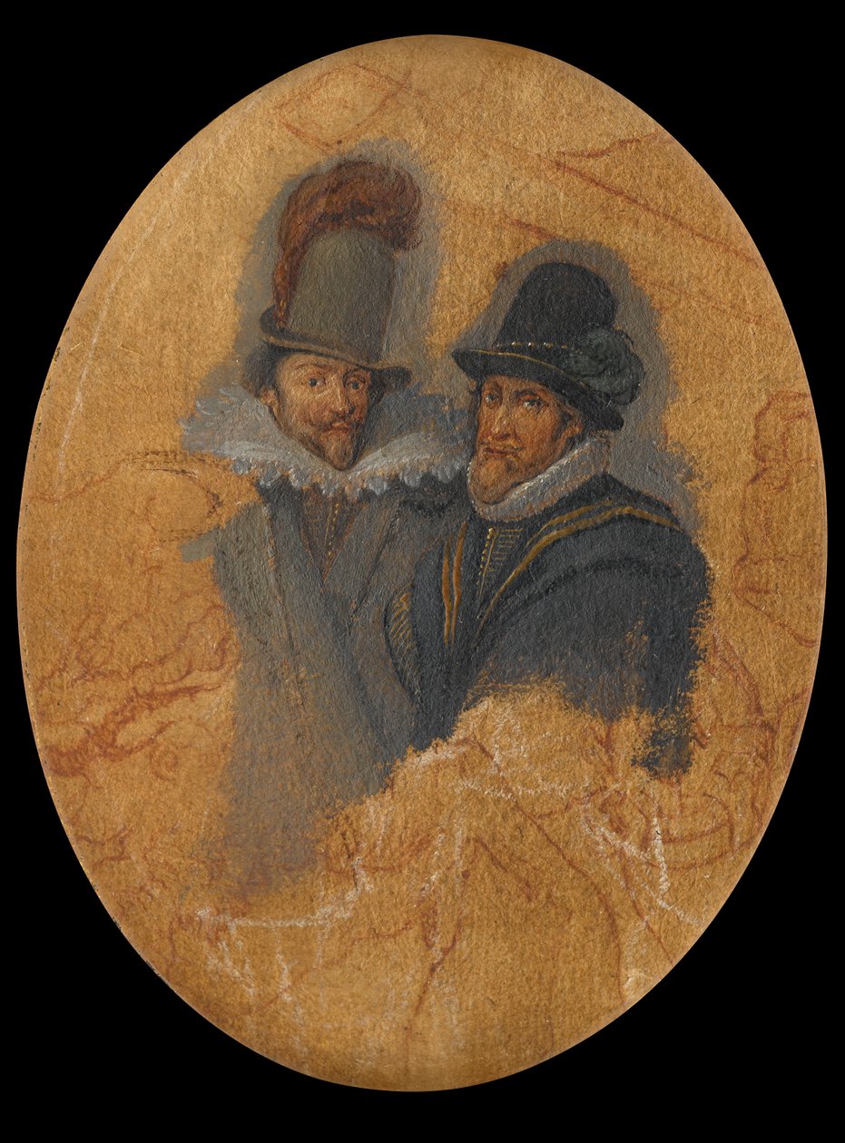Portrét princů Mauritse (1567-1625) a Frederika Hendrika (1584-1647) od Adriaen Pietersz van de Venne