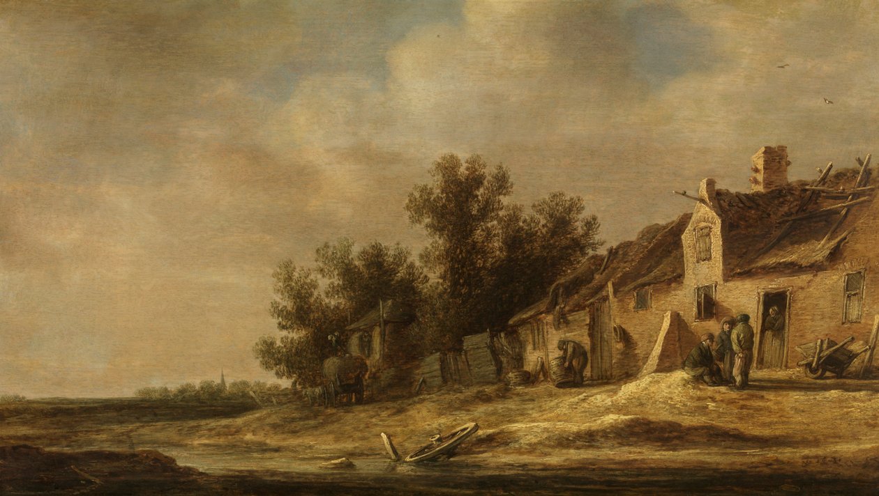 Krajina (olej na panelu) od Adriaen Thomasz Key