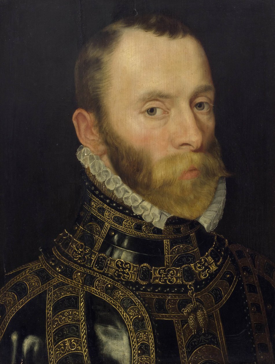 Portrét Philippa de Montmorency, hraběte z Hoornu od Adriaen Thomasz. Key