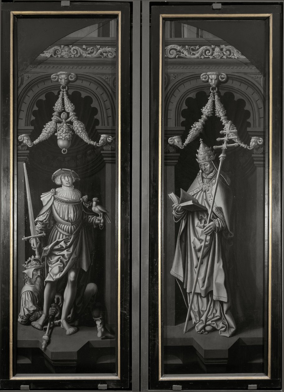 Triptych svatého Pancrazia, uzavřené panely (olej na dřevě od Adriaen Ysenbrandt