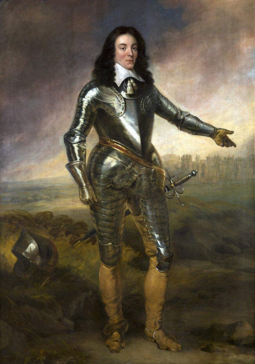 Portrét kapitána Poolea v brnění, před rokem 1671 od Adriaen attr.to Hanneman