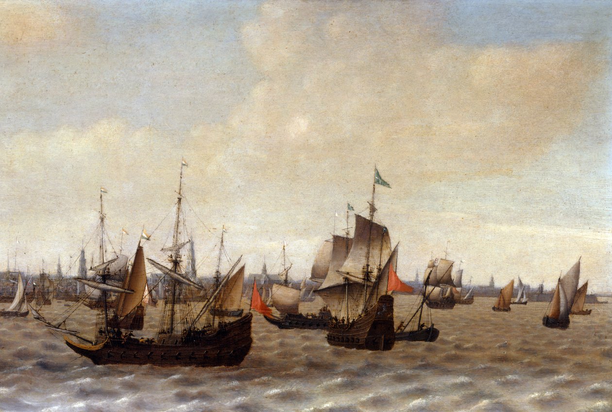 Doprava z Antverp (olej na plátně) od Adriaen van Diest