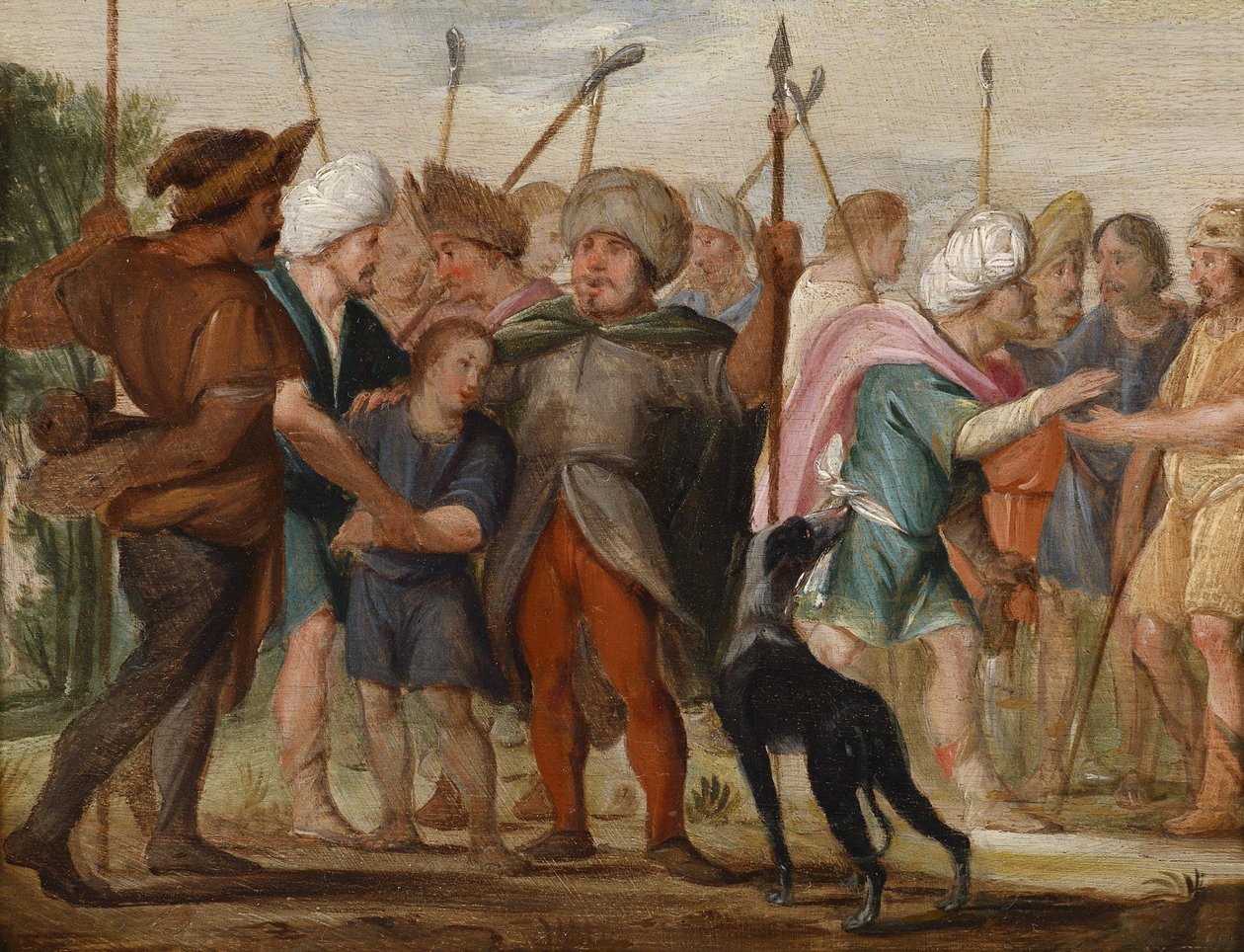Josef prodán svými bratry od Adriaen van Nieulandt the younger