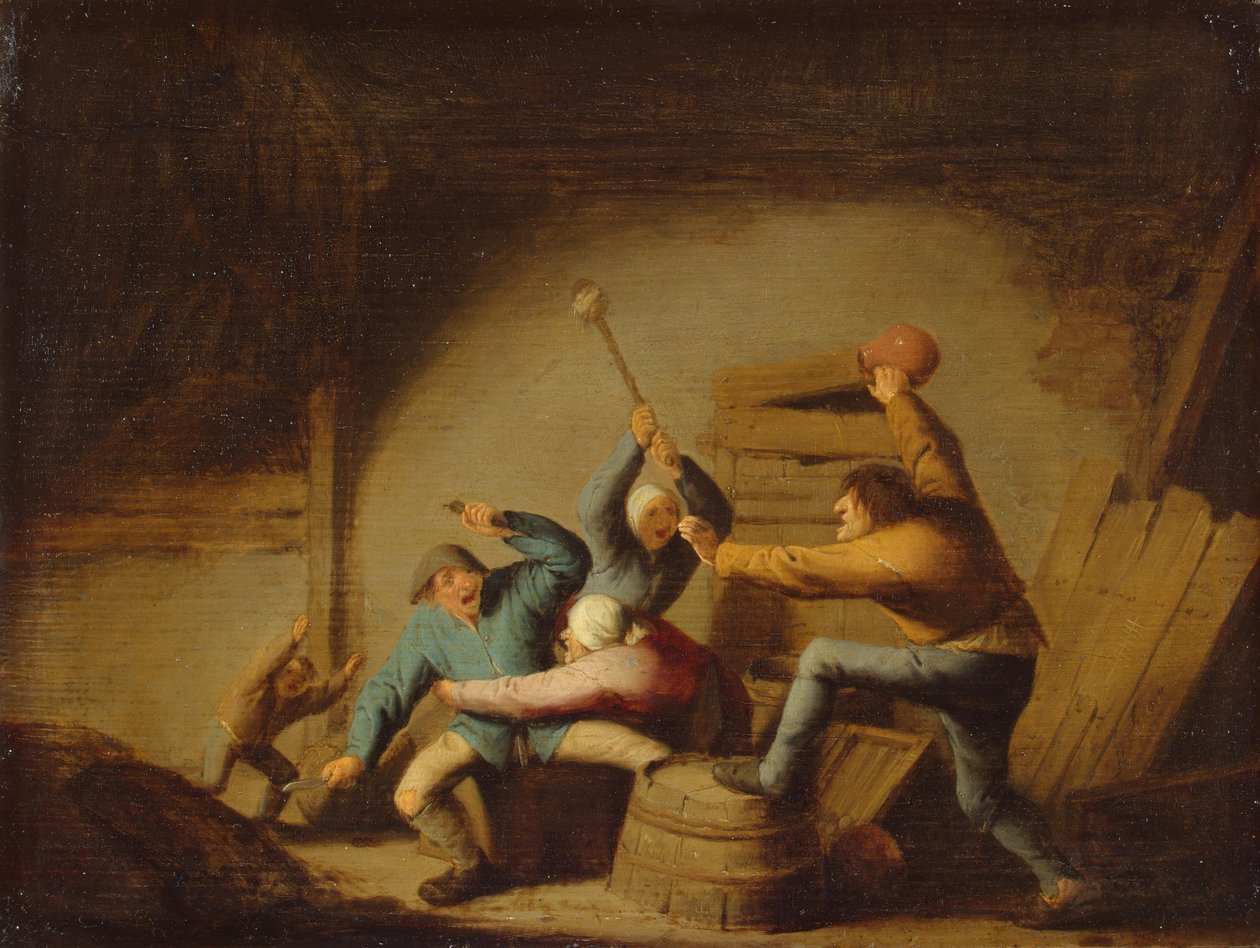 Rvačka od Adriaen van Ostade
