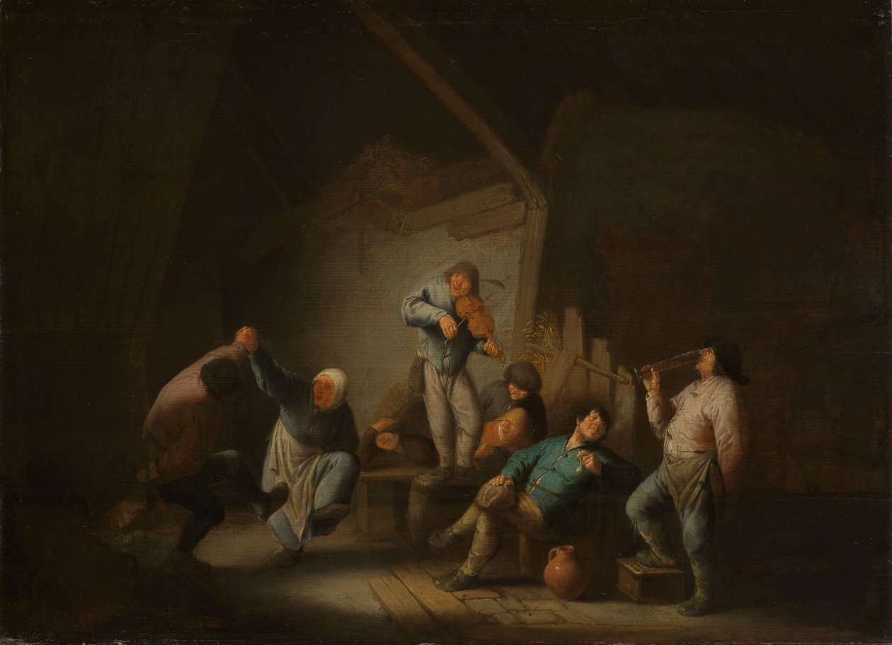 Taneční pár od Adriaen van Ostade