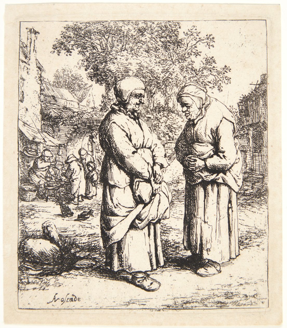 Ty dva drby od Adriaen van Ostade