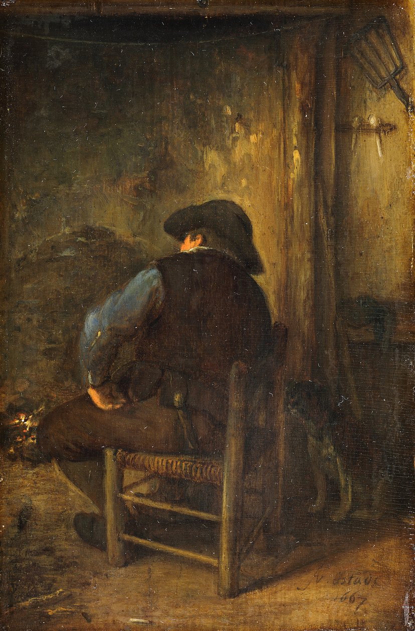 Kuřák od Adriaen van Ostade