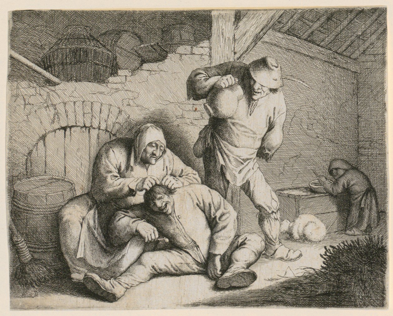 Odvšivování od Adriaen van Ostade