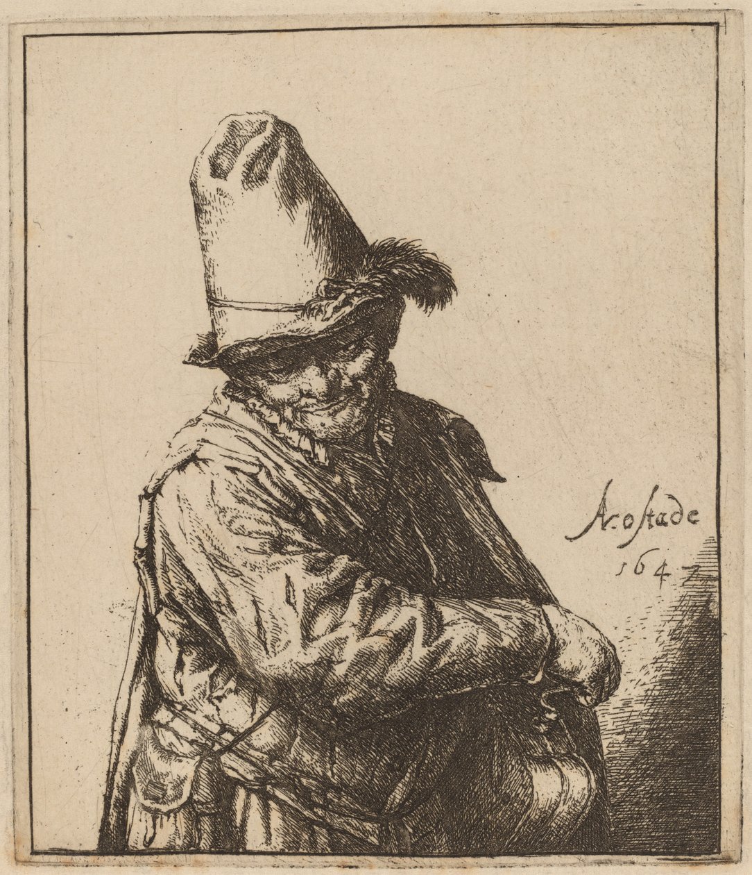 Varhanní mlýnek od Adriaen van Ostade