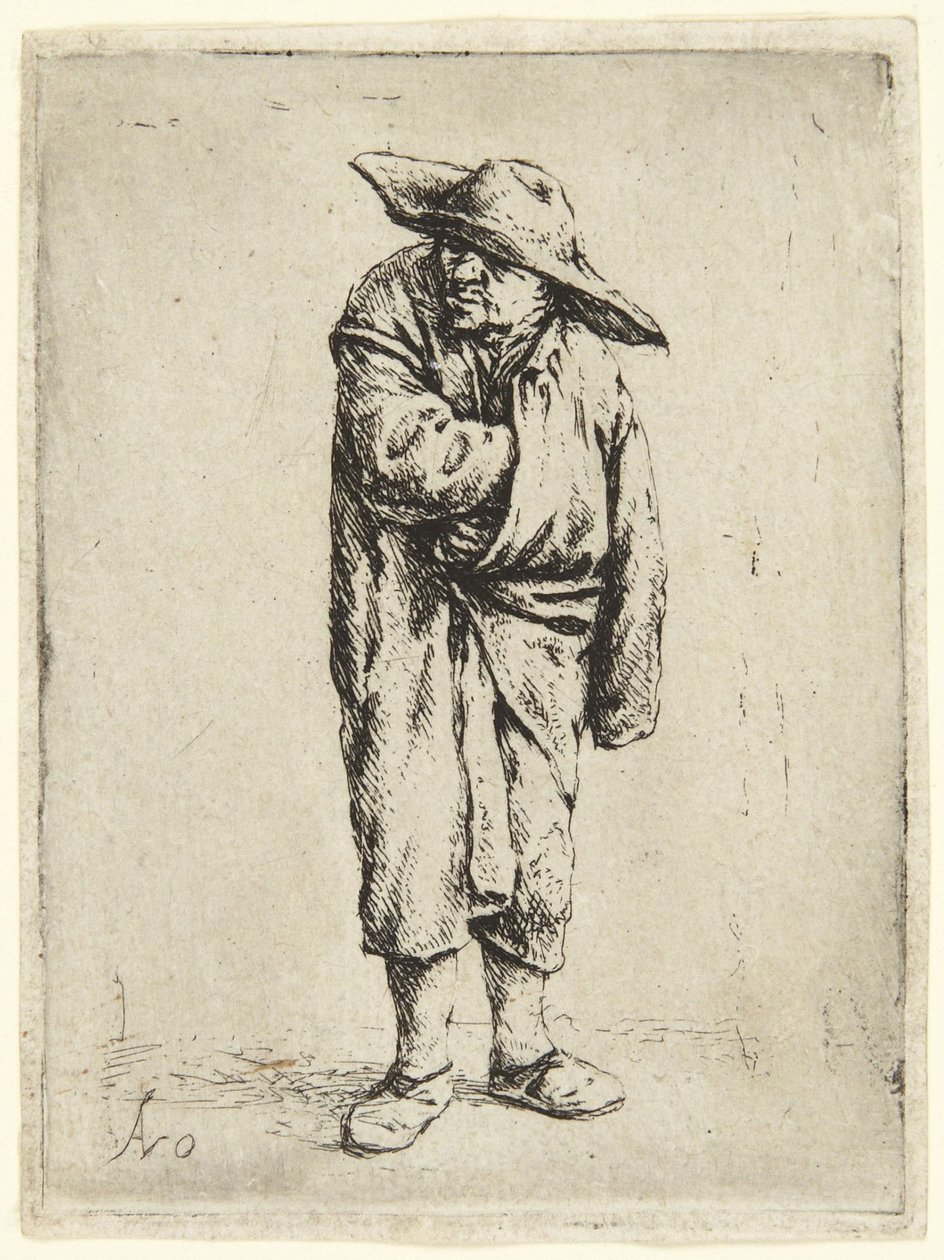 Rolník s kloboukem od Adriaen van Ostade