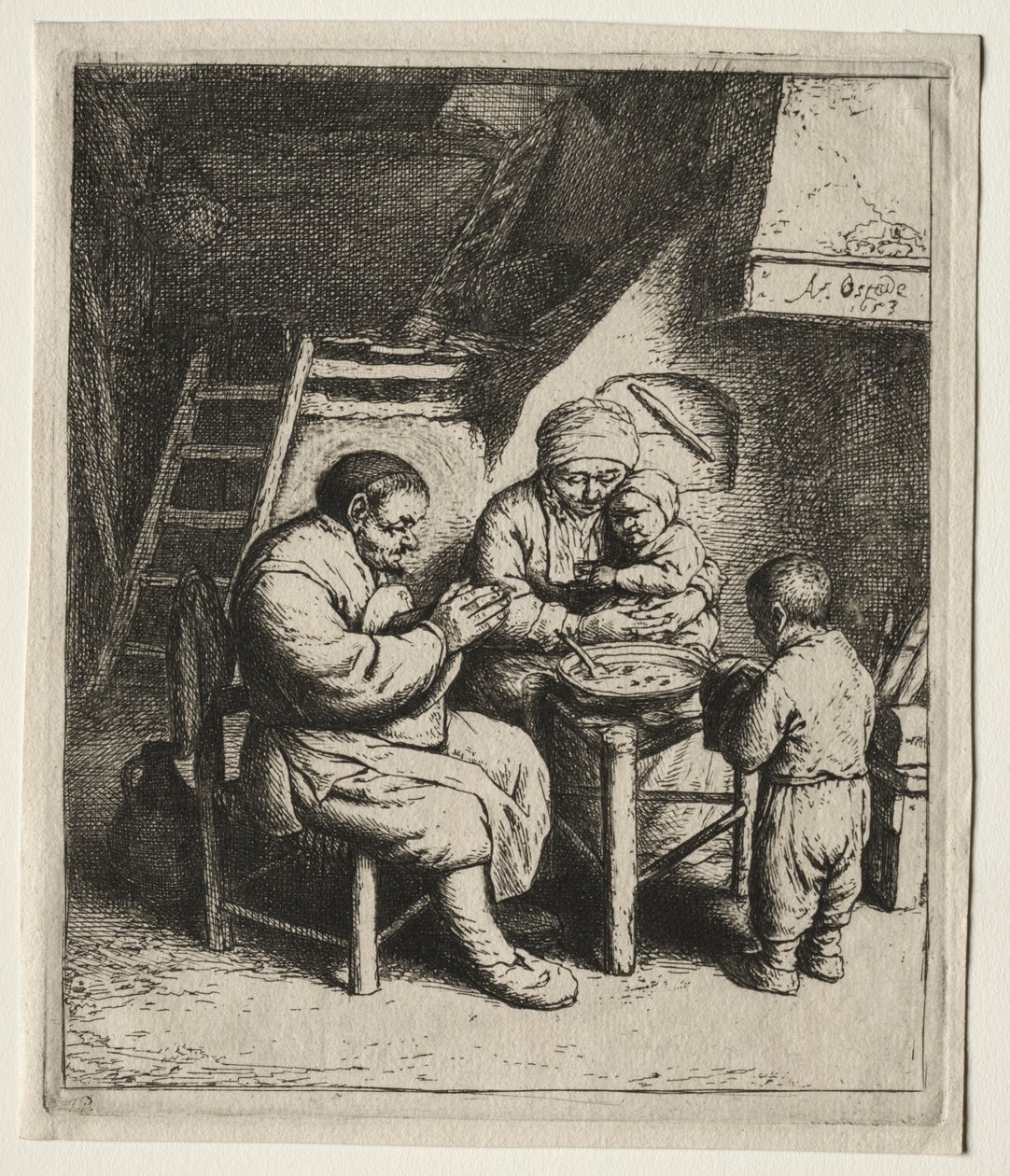 Říká Grace od Adriaen van Ostade