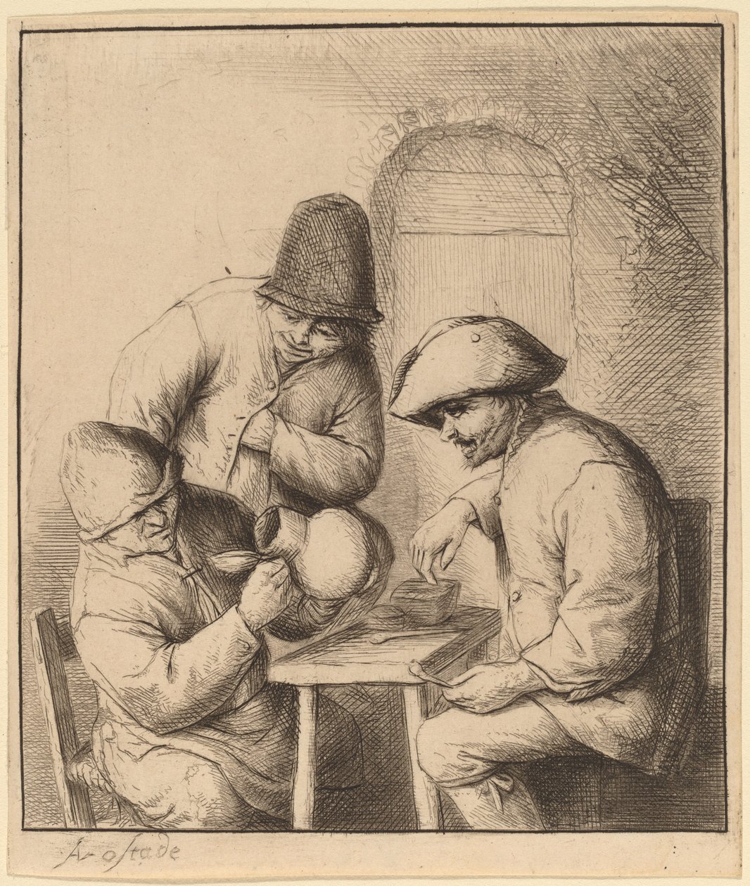 Prázdný džbán od Adriaen van Ostade