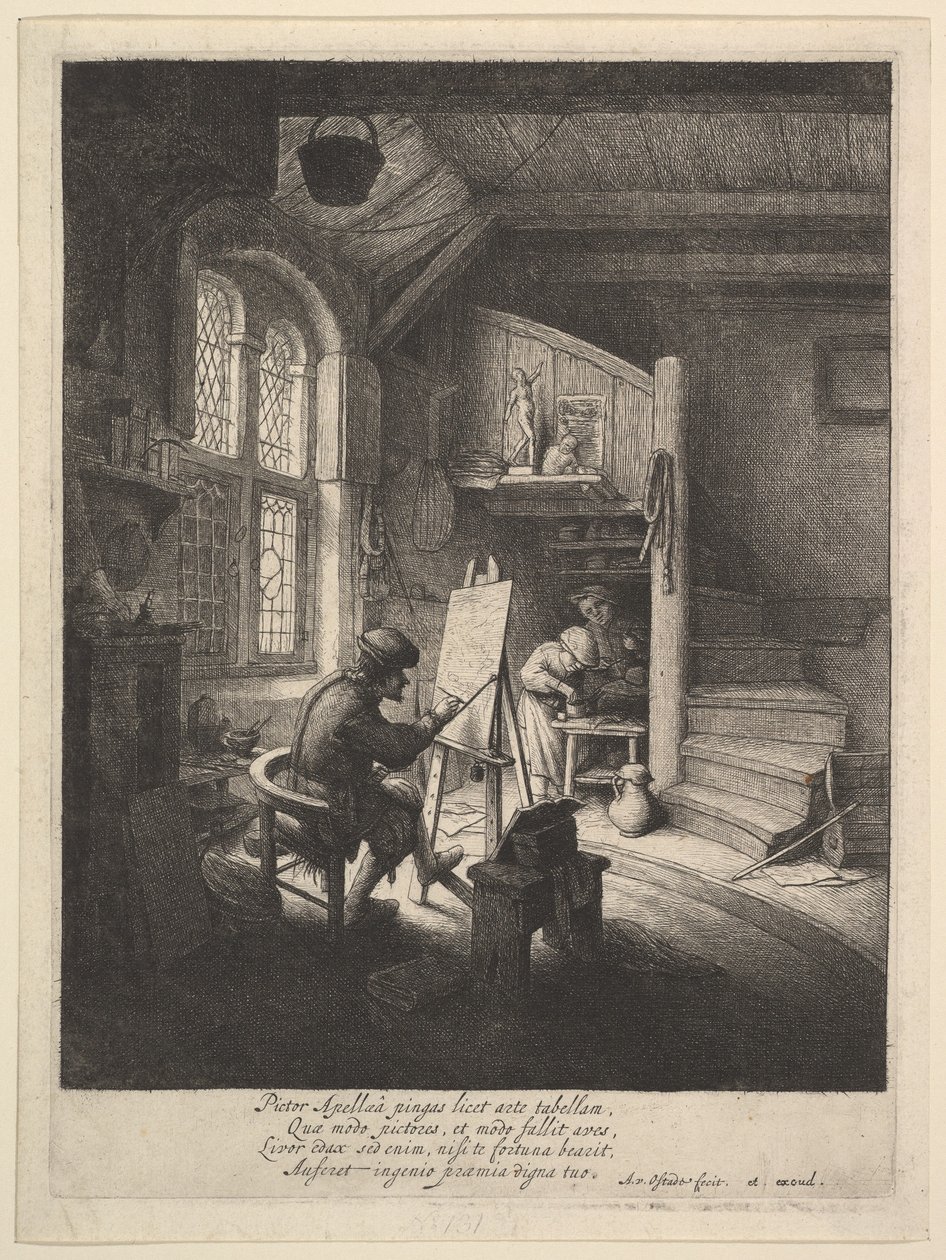 Malíř od Adriaen van Ostade