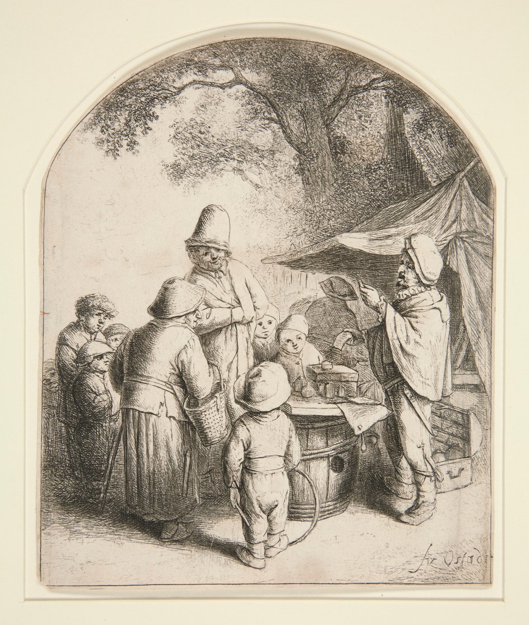 Quacksalver od Adriaen van Ostade