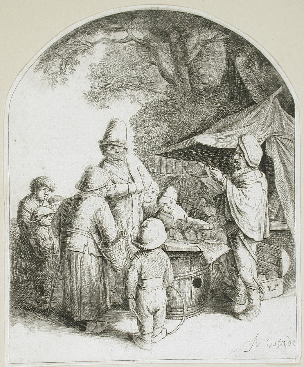 Šarlatán od Adriaen van Ostade