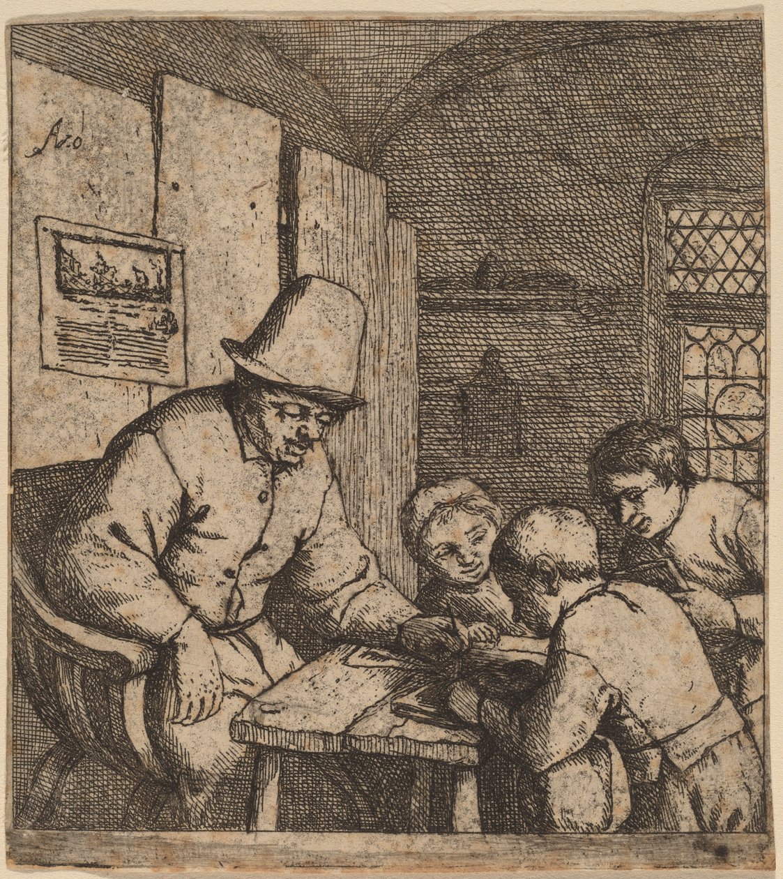 Školník od Adriaen van Ostade