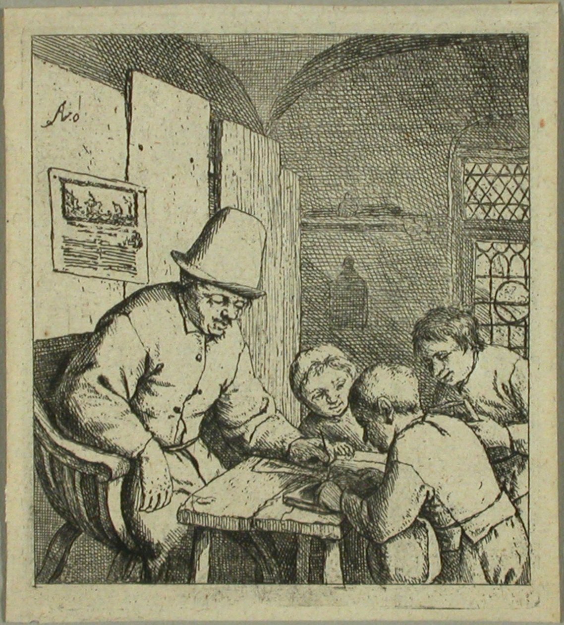 Učitel od Adriaen van Ostade